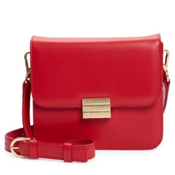 Frame Denim Handbags - NWT FRAME Le Signature Mini Smooth Leather Crossbody Bag